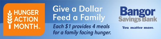 Bangor Savings Bank - Give a Dollar, Feed a Family