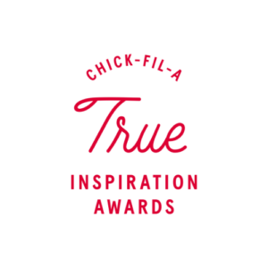 Chick Fil A True Inspiration Awards logo in red
